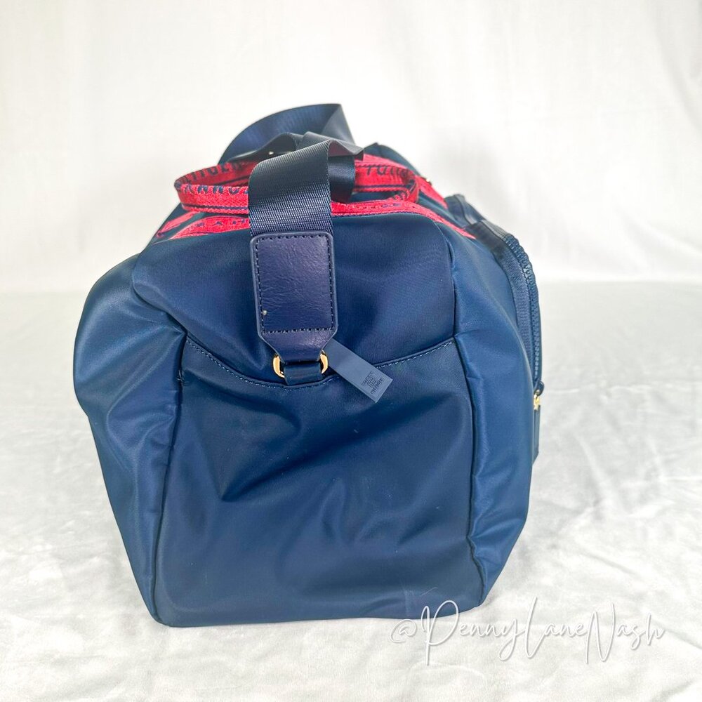 Tommy Hilfiger Neoprene Gym Weekend Duffel Bag Blue - Picture 6 of 16
